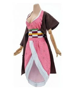 NewCosplay Demon Slayer Kamado Nezuko Cosplay Costume Dress Uniform Outfits