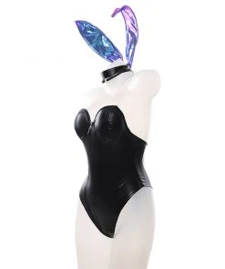 NewCosplay New Arrivals League Of Legends LOL KDA Agony‘s Embrace Evelynn Bunny Girl Jumpsuit Outfits Halloween Carnival Suit Cosplay Costume