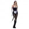 NewCosplay Catwoman Cat Girls Maid Cosplay Jumpsuit Bodysuit Costume Halloween Carnival Suit New Arrivals