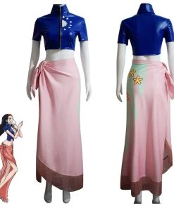 Cossky One Piece Nico Robin Cosplay Costume Dress Outfits Halloween Carnival Suit New Arrivals