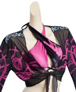 League Of Legends LoL Jinx Original Designers Top And Shorts Swimming Suit - Cossky® New Arrivals 24 League Of Legends LoL Jinx Original Designers Top And Shorts Swimming Suit - Cossky® New Arrivals