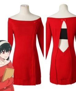 Cossky SPY×FAMILY Yor Forger Cosplay Costume Sweater Outfits Halloween Carnival Suit New Arrivals