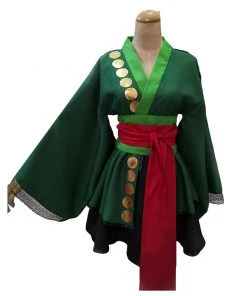 NewCossky New Arrivals One Piece Roronoa Zoro Cosplay Costume Lolita Dress Outfits Halloween Carnival Suit
