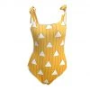 NewCosplay Demon Slayer Agatsuma Zenitsu Cosplay Costume Swimwear Jumpsuit Swimsuit Outfits New Arrivals