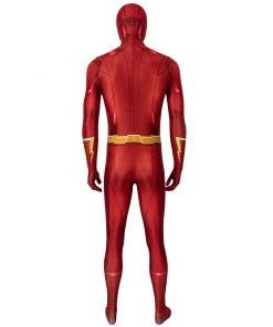 Fandomsky New Arrivals The Flash Season 6 Barry Allen Cosplay Costume Jumpsuit Outfits Halloween Carnival Suit