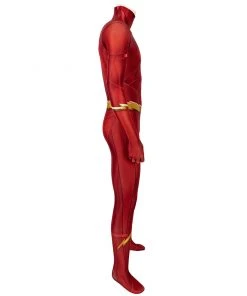 Fandomsky New Arrivals The Flash Season 6 Barry Allen Cosplay Costume Jumpsuit Outfits Halloween Carnival Suit