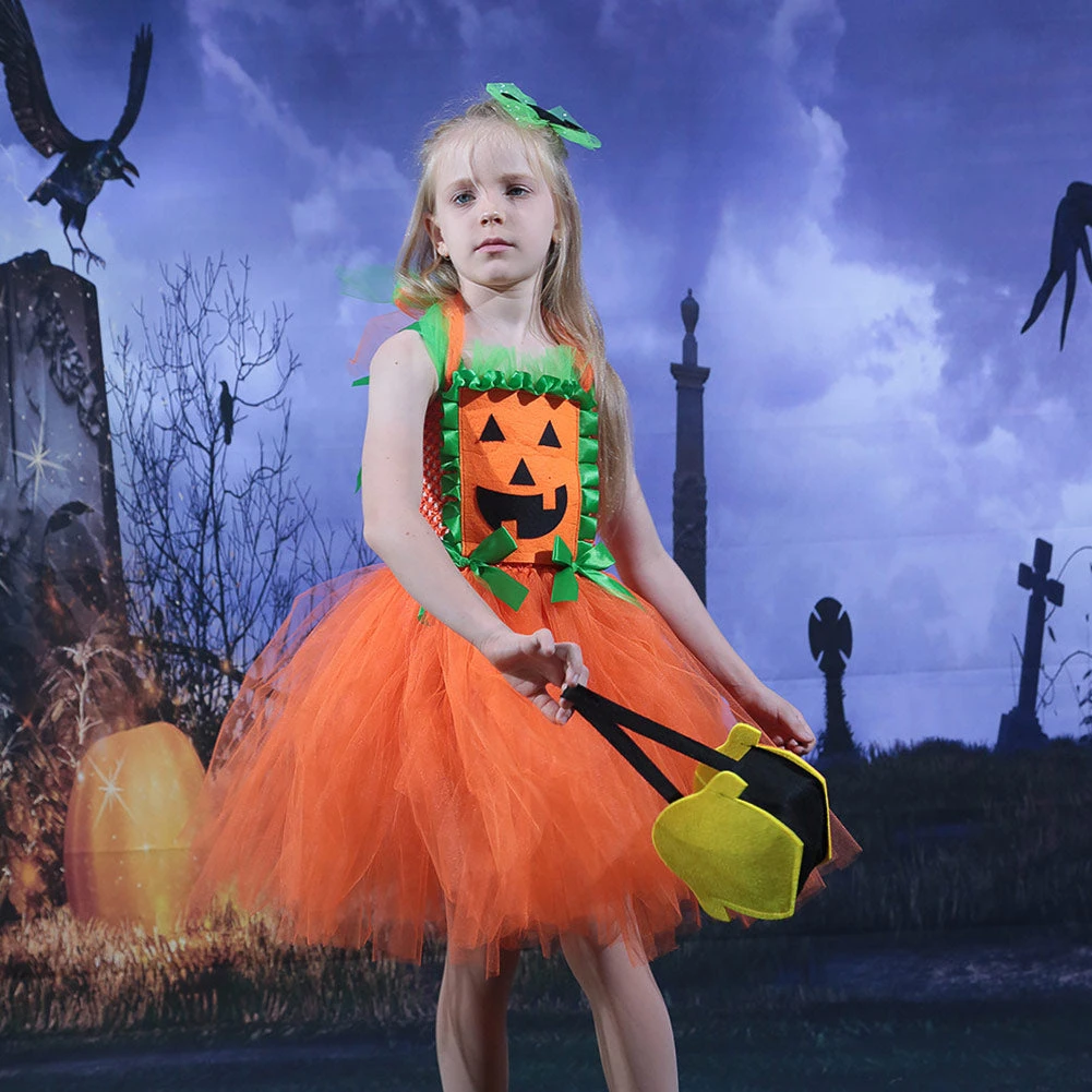 NewCosplay Kids Girls Pumpkin Pirate Cosplay Costume Accessory Bag Outfits Halloween Carnival Suit 9 NewCosplay Kids Girls Pumpkin Pirate Cosplay Costume Accessory Bag Outfits Halloween Carnival Suit