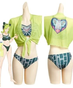 New Arrivals JoJo's Bizarre Adventure Jolyne Cujoh Original Designers Swimsuit Cosplay Costume - Cossky®