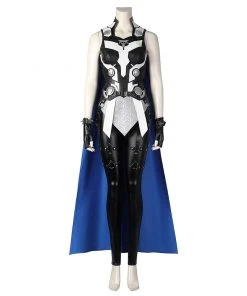 Fansholiday Thor: Love And Thunder (2022) Valkyrie Cosplay Costume Vest Pants Cloak Outfits Halloween Carnival Suit New Arrivals