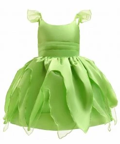 INSWEAR New Arrivals Kids Girls Tinker Bell Cosplay Costume Dress Outfits Halloween Carnival Suit