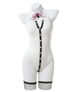 NewCosplay DanganRonpa 2 Nanami ChiaKi Bunny Girl Cosplay Jumpsuit Women Sexy Bodysuit Halloween Party Romper Cosplay Costume New Arrivals