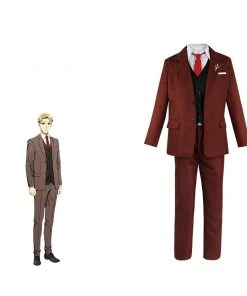 CosplaySky SPY×FAMILY Loid Forger Cosplay Costume Brown Outfits Halloween Carnival Suit New Arrivals