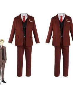 CosplaySky SPY×FAMILY Loid Forger Cosplay Costume Brown Outfits Halloween Carnival Suit New Arrivals