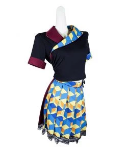 NewCosplay New Arrivals Demon Slayer Tomioka Giyuu Cosplay Costume JK Maid Dress Outfits