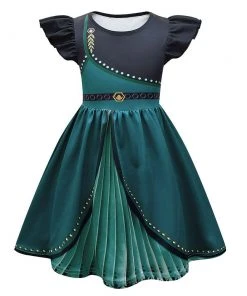 Fandombuy Kids Girls Frozen Anna Cosplay Costume Dress Halloween Carnival Suit New Arrivals