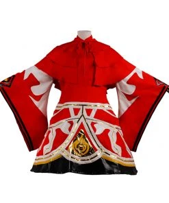 INSWEAR New Arrivals Genshin Impact Pyro Abyss Mage Cosplay Costume Dress Mask Outfits
