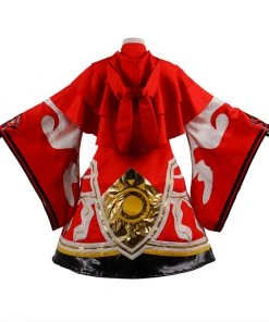 INSWEAR New Arrivals Genshin Impact Pyro Abyss Mage Cosplay Costume Dress Mask Outfits