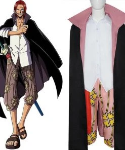INSWEAR One Piece Shanks Cosplay Costume Outfits Halloween Carnival Suit 11 INSWEAR One Piece Shanks Cosplay Costume Outfits Halloween Carnival Suit