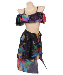 NewCosplay Encanto Isabela Swimsuit Cosplay Costume Beach Skirt Swimwear Outfits New Arrivals