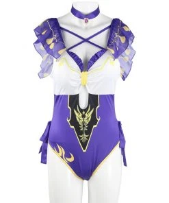 Viele Kostüme New Arrivals Genshin Impact Lisa Cosplay Costume Swimsuit Outfits Halloween Carnival Suit