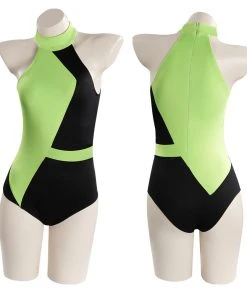 NewCosplay New Arrivals Kim Possible Shego Adult Swimwear Outfits Halloween Carnival Suit Cosplay Costume