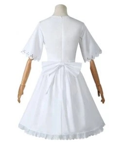 CosplaySky New Arrivals Kids Girls Spy Family Anya Forger Cosplay Costume White Dress Headband Outfits