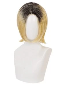 NewCosplay New Arrivals Haikyuu Kenma Kozume Short Yellow Hair Carnival Halloween Party Props Cosplay Wig