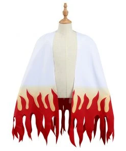NewCosplay New Arrivals Demon Slayer: Kimetsu No Yaiba Rengoku Kyoujurou Kids Cloak Coat Halloween Carnival Suit Cosplay Costume