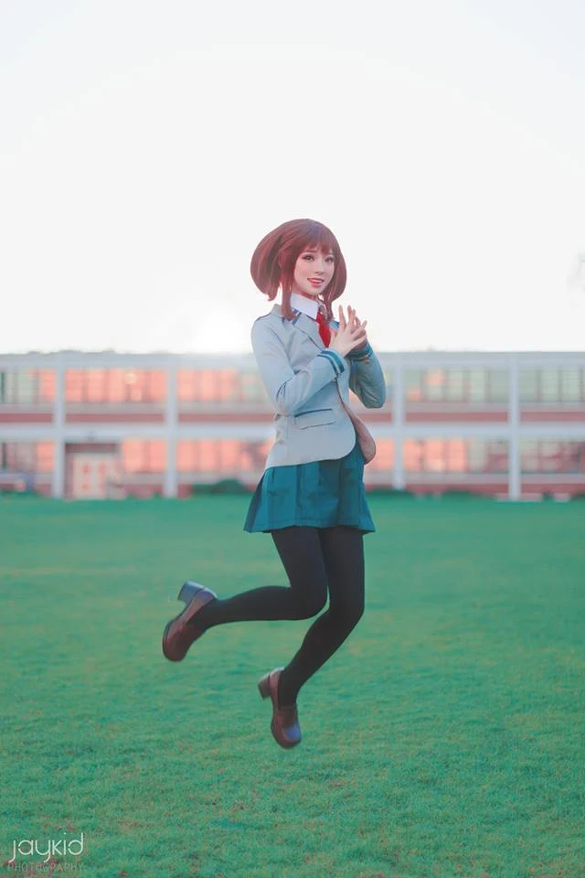 NewCosplay Boku No Hero Academia My Hero Academia Tsuyu Ochaco Uraraka Cosplay Costume 9 NewCosplay Boku No Hero Academia My Hero Academia Tsuyu Ochaco Uraraka Cosplay Costume