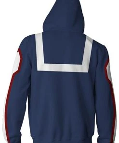 New Cosplaysky New Arrivals My Hero Academia Boku No Hero School Training Uniform Zip Up Hoodie Unisex