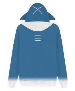 New Cosplaysky Unisex Hololive EN Vtuber Hoodies 3D Print Pullover Sweatshirt Outfit Gawr Gura Cosplay Casual Outerwear