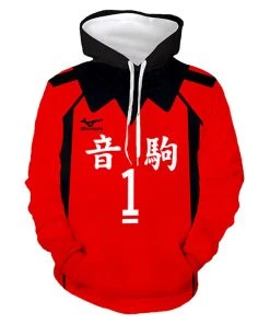 New Cosplaysky New Arrivals Unisex Haikyuu!! Nekoma High School Kuroo Tetsurou Cosplay Hoodies Pullover Jacket Sweatshirt