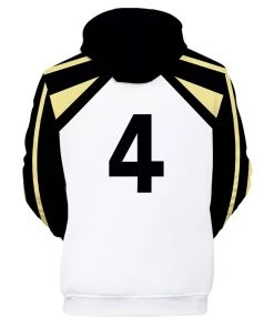 New Cosplaysky Unisex Bokuto Koutarou Cosplay Hoodies Haikyuu!! Pullover 3D Print Jacket Sweatshirt