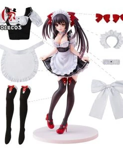 NewCosplay Anime Date A Bullet Tokisaki Kurumi Maid Dress Halloween Carnival Suit Cosplay Costume New Arrivals