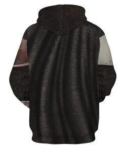 New Cosplaysky New Arrivals Unisex Star Wars Hoodie The Mandalorian Cosplay Hooded Pullover Sweatshirt Cosplay Costume