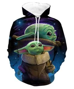 New Cosplaysky Unisex Star Wars Mandalorian Baby Yoda Printed Hoodie Movie Cloth New Arrivals