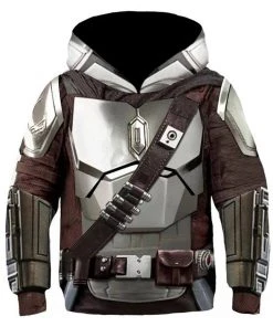New Cosplaysky Kids The Mandalorian Hoodies 3D Printed Hooded Sweatshirt Boys Girls Casual Streetwear Pullover Hoodie New Arrivals