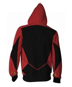 CosplaySky Sonic The Hedgehog Dr. Eggman Ivo Robotnik Cosplay Hoodie Sweatshirt Zip Up Jacket Coat New Arrivals