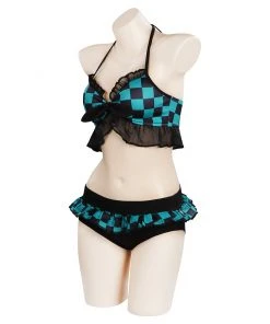 NewCosplay Anime Demon Slayer Kamado Tanjirou Swimwear Outfits Halloween Carnival Suit Cosplay Costume 16 NewCosplay Anime Demon Slayer Kamado Tanjirou Swimwear Outfits Halloween Carnival Suit Cosplay Costume