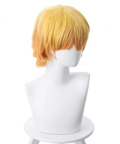 CosplaySky Demon Slayer Agatsuma Zenitsu Outfit Cosplay Wig