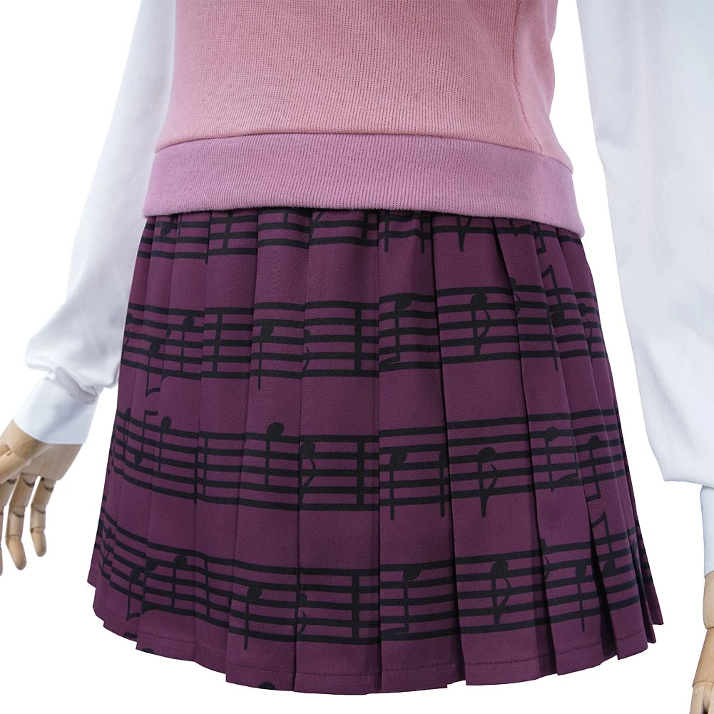 NewCosplay Danganronpa V3: Killing Harmony-Akamatsu Kaede Uniform Skirt Outfits Halloween Carnival Suit Cosplay Costume 10 NewCosplay Danganronpa V3: Killing Harmony-Akamatsu Kaede Uniform Skirt Outfits Halloween Carnival Suit Cosplay Costume