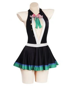 NewCosplay Anime Demon Slayer -Kanroji Mitsuri Swimwear Halloween 2021 Cosplay Costume New Arrivals
