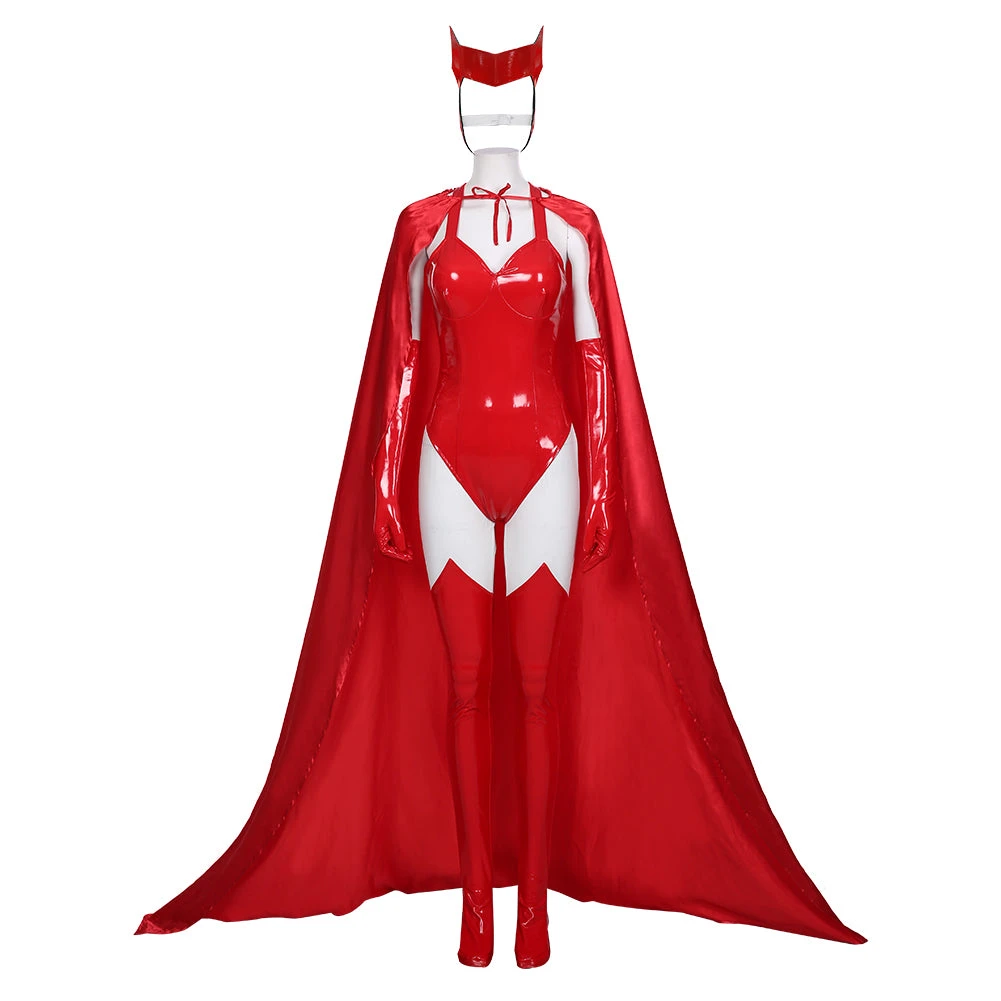 NewCosplay New Arrivals WandaVision2020- Sexy Scarlet Witch Wanda Maximoff Women Outfit Halloween Carnival Costume Cosplay Costume 4 NewCosplay New Arrivals WandaVision2020- Sexy Scarlet Witch Wanda Maximoff Women Outfit Halloween Carnival Costume Cosplay Costume