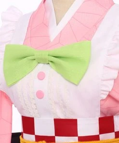 NewCosplay Demon Slayer Kamado Nezuko Maid Outfit Cosplay Costume 10 NewCosplay Demon Slayer Kamado Nezuko Maid Outfit Cosplay Costume