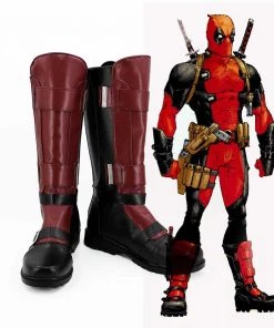 NewCosplay Marvel Deadpool Wade Wilson Cosplay Shoes New Arrivals