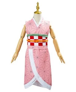 NewCosplay Kids Children Demon Slayer Kimetsu No Yaiba Kamado Nezuko Uniform Outfit Anime Cosplay Costume 22 NewCosplay Kids Children Demon Slayer Kimetsu No Yaiba Kamado Nezuko Uniform Outfit Anime Cosplay Costume
