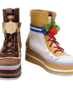 NewCosplay New Arrivals Pretty Derby Hishi Akebono Boots Halloween Costumes Accessory Custom Made Cosplay Shoes