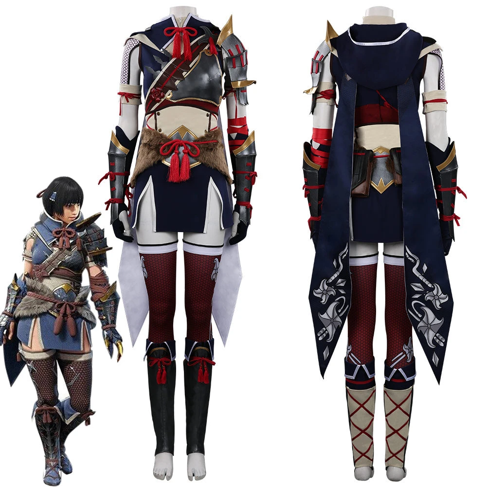NewCosplay Monster Hunter Rise MH Rise Women Hunter Outfits Halloween Carnival Suit Cosplay Costume New Arrivals 3 NewCosplay Monster Hunter Rise MH Rise Women Hunter Outfits Halloween Carnival Suit Cosplay Costume New Arrivals