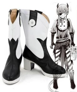 NewCosplay Black Butler Ciel Phantomhive Boots Cosplay Shoes