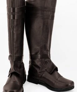 NewCosplay Star Wars Anakin Skywalker Brown Boots Cosplay Shoes
